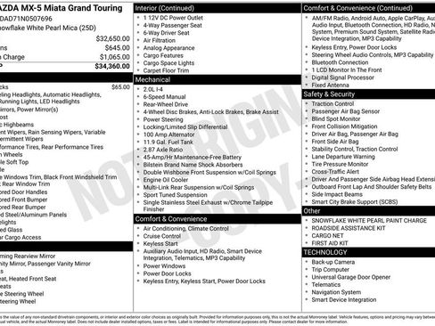 Certified 2022 MAZDA MX-5 Miata Grand Touring image 23