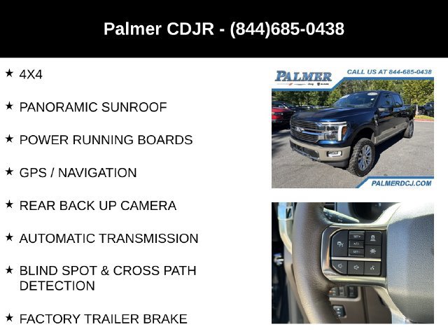 Used 2025 Ford F150 King Ranch w/ FX4 Off-Road Package AWD/4WD image 6