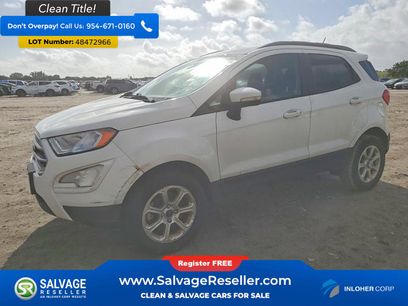 Used 2018 Ford EcoSport SE w/ SE Convenience Package