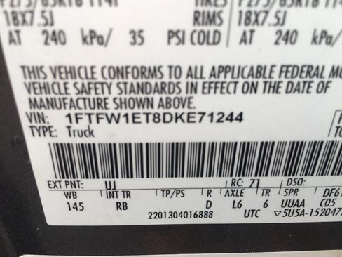 Used 2013 Ford F150 FX4 w/ Mid Equipment Group image 8