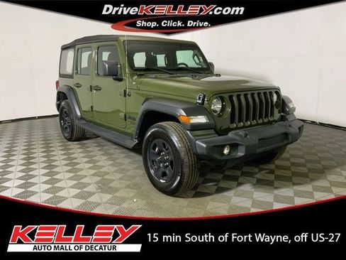 Used 2021 Jeep Wrangler Unlimited Sport image 1