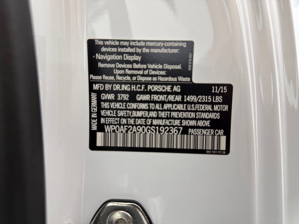 Certified 2016 Porsche 911 GT3 RS RWD image 30