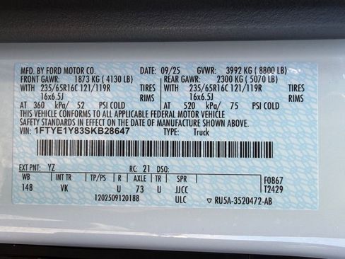 New 2025 Ford Transit 150 Low Roof image 30