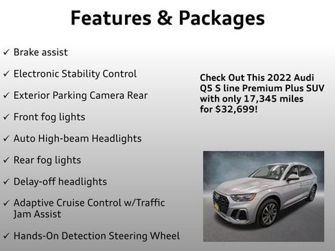Used 2022 Audi Q5 2.0T Premium Plus w/ Premium Plus Package AWD/4WD image 17