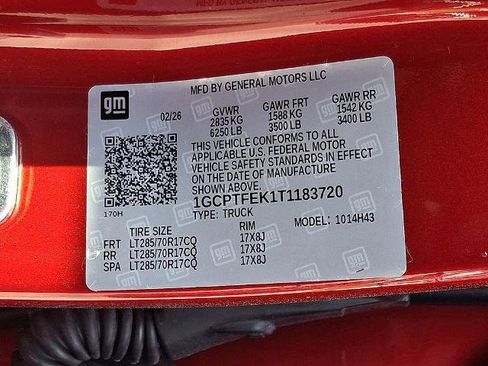 New 2026 Chevrolet Colorado ZR2 w/ Technology Package image 20