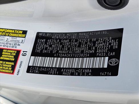 Used 2026 Toyota Camry LE w/ Convenience Package FWD image 23
