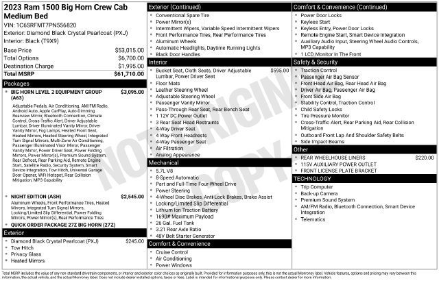 Used 2023 RAM 1500 Big Horn AWD/4WD image 6