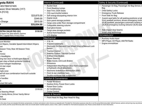 Used 2011 Toyota RAV4 4WD w/ Base L4 Extra Value Pkg image 25
