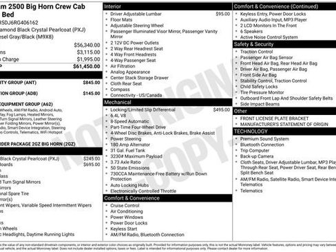 Used 2024 RAM 2500 Big Horn w/ Bed Utility Group image 34