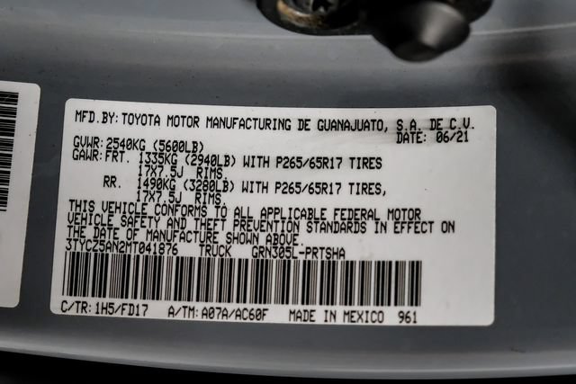 Used 2021 Toyota Tacoma TRD Sport AWD/4WD image 76
