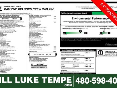 Used 2024 RAM 2500 Big Horn w/ Bed Utility Group