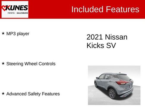 Used 2021 Nissan Kicks SV image 3