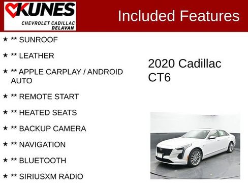 Used 2020 Cadillac CT6 Luxury image 3