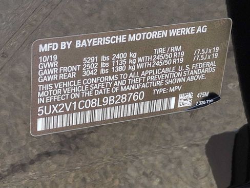 Used 2020 BMW X4 xDrive30i w/ Convenience Package AWD/4WD image 38