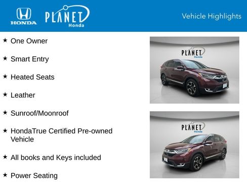 Certified 2018 Honda CR-V Touring image 4