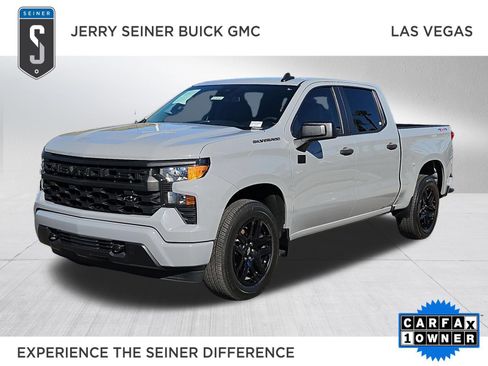 Certified 2024 Chevrolet Silverado 1500 Custom AWD/4WD image 1
