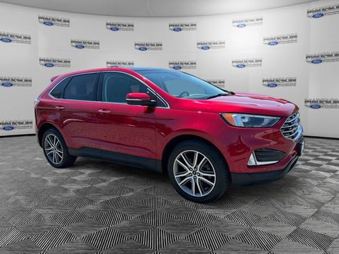 Used 2023 Ford Edge Titanium w/ Class II Trailer Tow Package AWD/4WD image 7