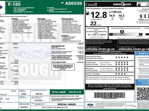 Used 2024 Ford F150 Lariat w/ Equipment Group 502A High AWD/4WD image 9