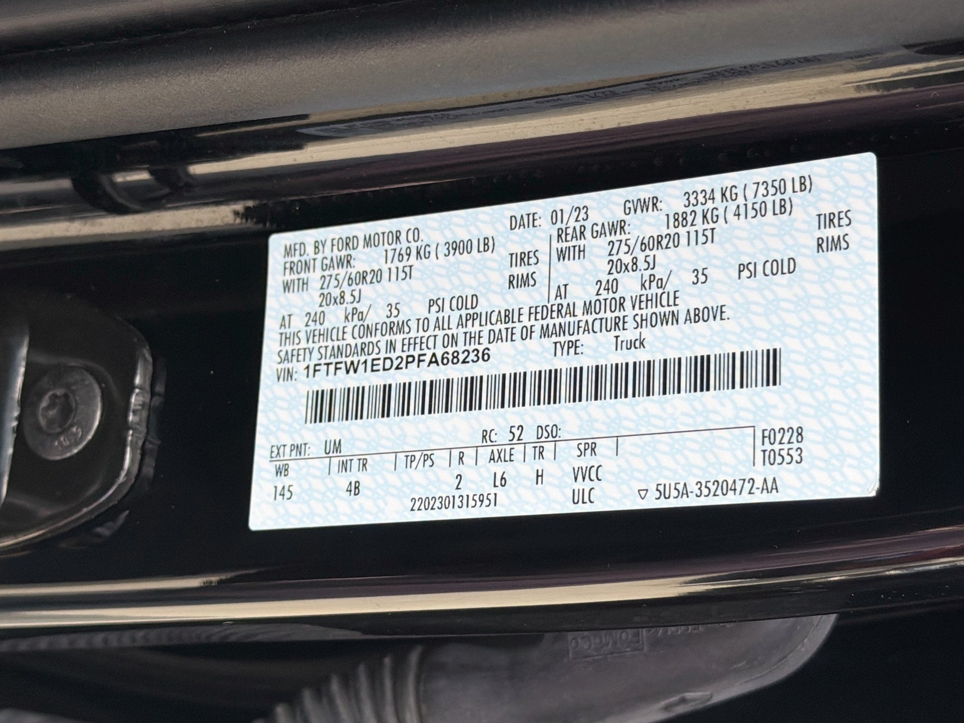 Used 2023 Ford F150 XLT w/ Equipment Group 302A High AWD/4WD image 33