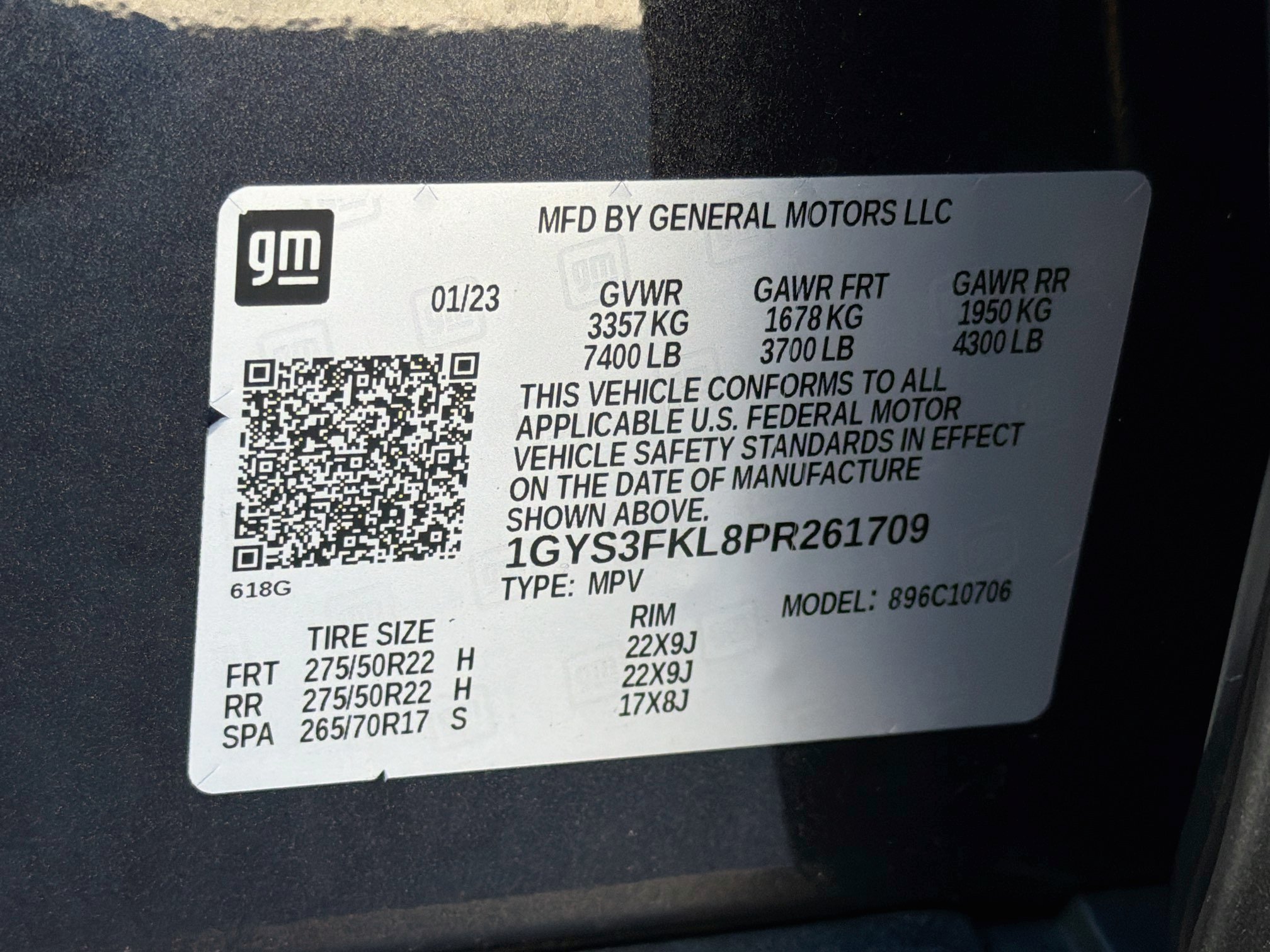 Used 2023 Cadillac Escalade Sport w/ LPO, ONYX Package RWD image 46