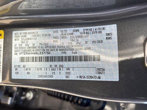 New 2025 Ford Ranger XLT w/ Equipment Group 301A High image 20