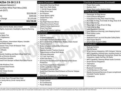 Used 2023 MAZDA CX-30 AWD 2.5 S