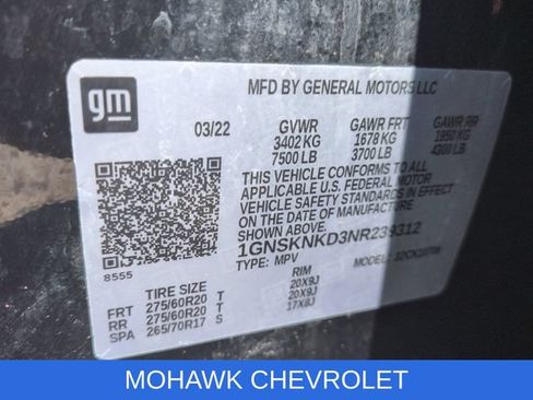 Used 2022 Chevrolet Tahoe LT w/ Luxury Package AWD/4WD image 36