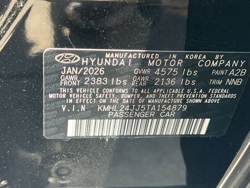 Used 2026 Hyundai Sonata Blue FWD image 39