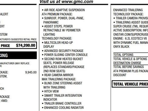 Certified 2025 GMC Yukon AT4 w/ AT4 Premium Plus Package image 2