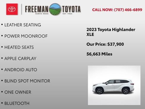 Used 2023 Toyota Highlander XLE AWD/4WD image 5