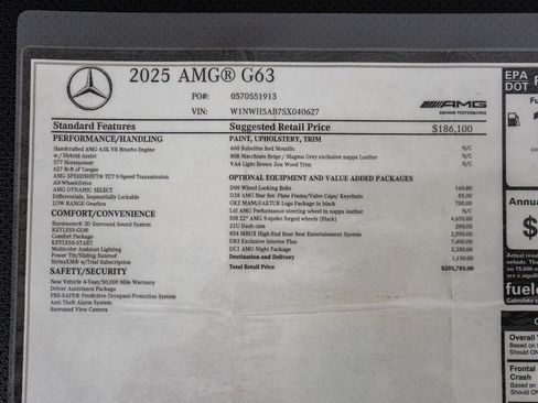 Used 2025 Mercedes-Benz G 63 AMG 4MATIC image 25