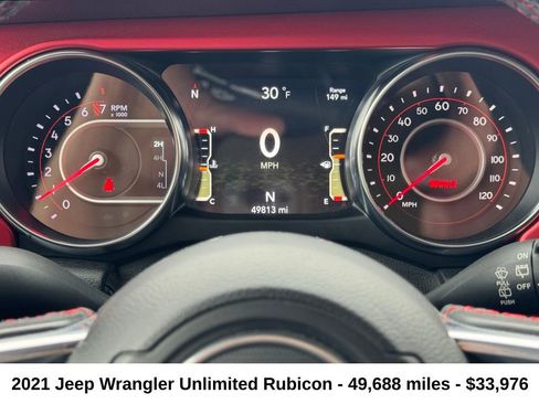 Used 2021 Jeep Wrangler Unlimited Rubicon image 14