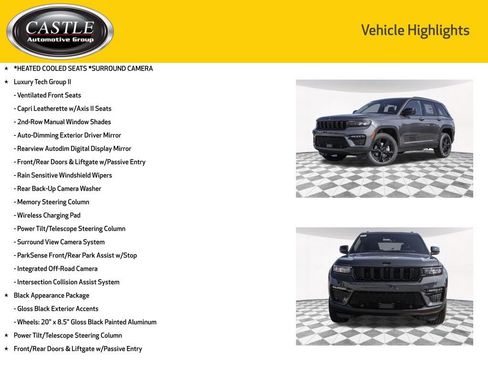 New 2025 Jeep Grand Cherokee Limited w/ Luxury Tech Group II image 3