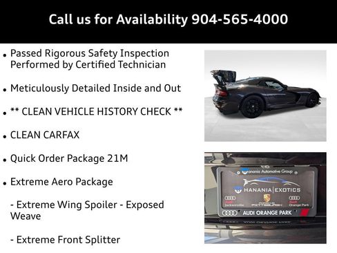 Used 2016 Dodge Viper ACR w/ Extreme Aero Package image 9