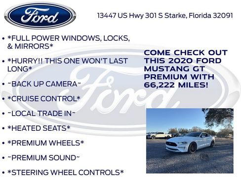 Used 2020 Ford Mustang GT Premium w/ GT Performance Package image 10