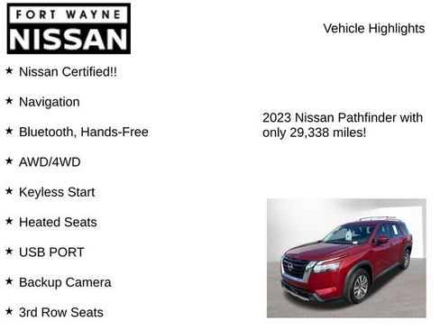Certified 2023 Nissan Pathfinder SL image 8
