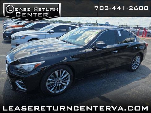 Used 2023 INFINITI Q50 Luxe w/ Cargo Package RWD image 1
