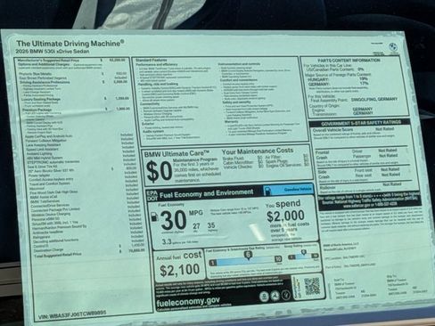 New 2026 BMW 530i xDrive image 18