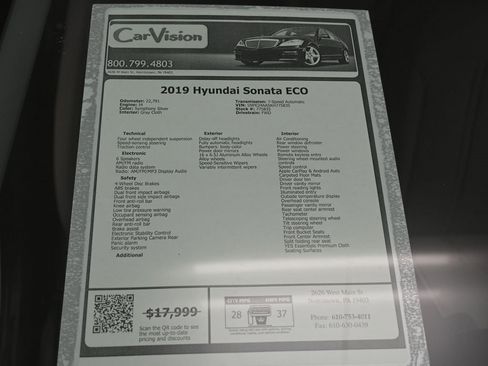 Used 2019 Hyundai Sonata ECO image 34