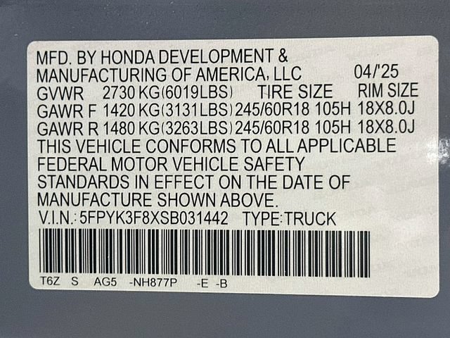 Used 2025 Honda Ridgeline Black Edition image 33
