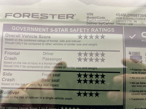 New 2026 Subaru Forester Limited AWD/4WD image 38