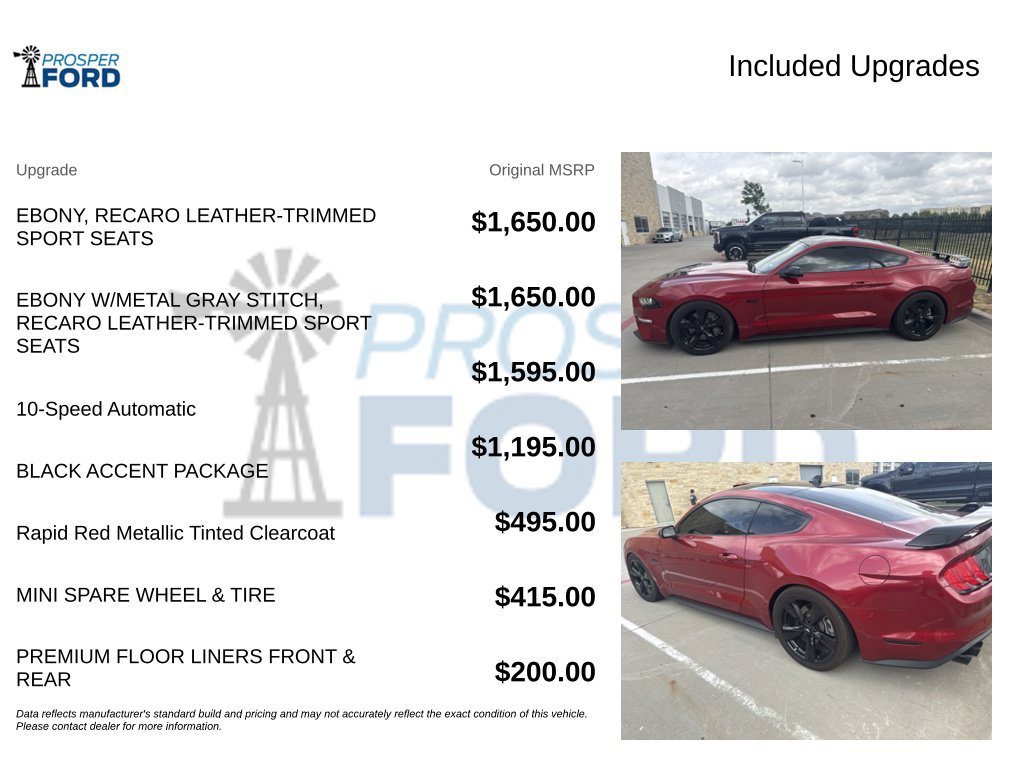 Used 2022 Ford Mustang GT Premium w/ Black Accent Package RWD image 3