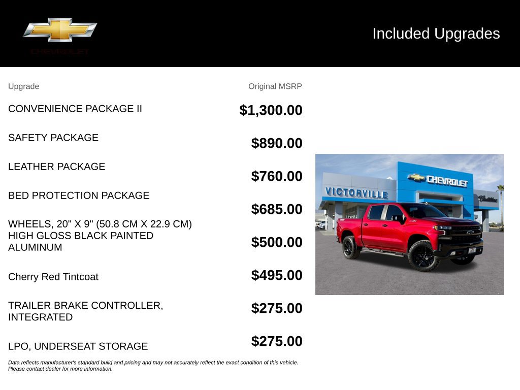 Certified 2021 Chevrolet Silverado 1500 LT Trail Boss w/ Convenience Package II AWD/4WD image 5