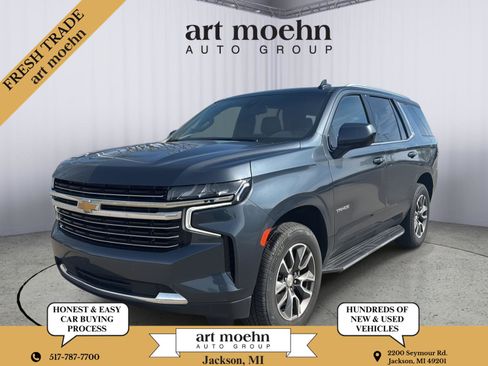 Used 2021 Chevrolet Tahoe LT w/ Rear Media and Nav Package AWD/4WD image 1