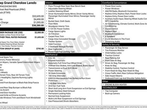 Used 2017 Jeep Grand Cherokee Laredo w/ Quick Order Package 23E AWD/4WD image 17