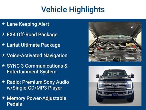Used 2017 Ford F350 Lariat w/ Lariat Ultimate Package AWD/4WD image 3