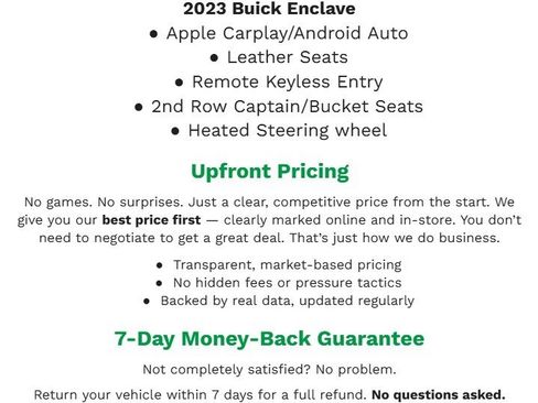 Certified 2023 Buick Enclave Essence w/ Trailering Package, 5000 lbs. image 2