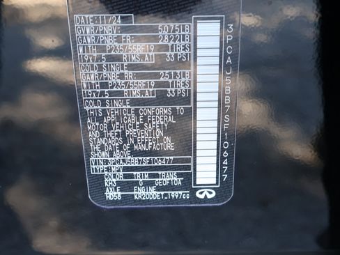 Certified 2025 INFINITI QX50 Luxe image 31