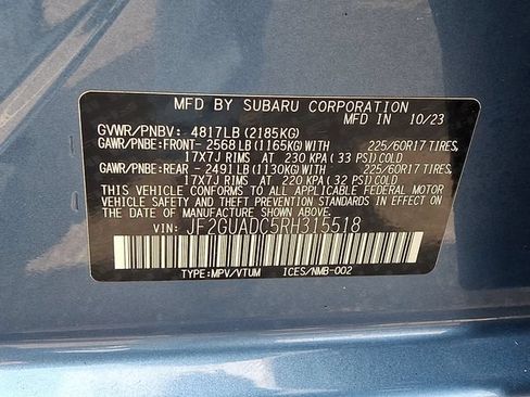 Used 2024 Subaru Crosstrek 2.0i Premium AWD/4WD image 29