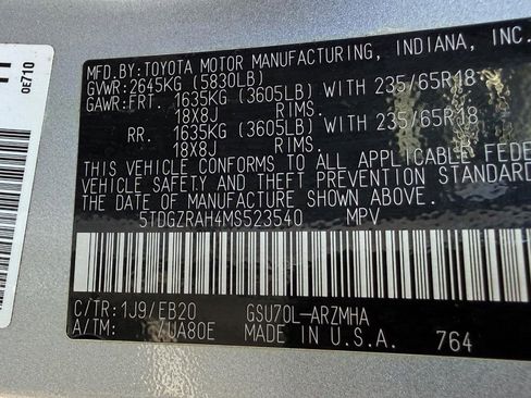 Used 2021 Toyota Highlander XLE FWD image 31
